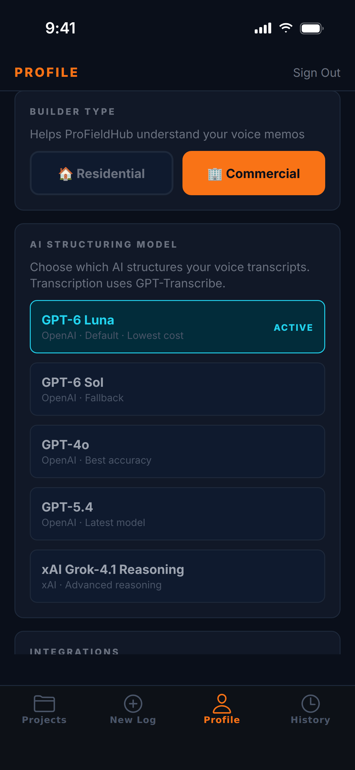 AI model: Pick the model that structures your logs